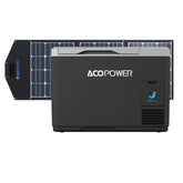 LiONCooler Mini Combo, VX28 Solar Powered Car Fridge Freezer (29 Quarts) and 90W Solar Panel